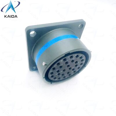 13 Uma classificação atual MIL-DTL-38999 Série 1 Conector com faixa de temperatura de menos 55 °C a mais 125 °C e acabamento de casca de cadmio verde-oliva.MS27656T23B29SA