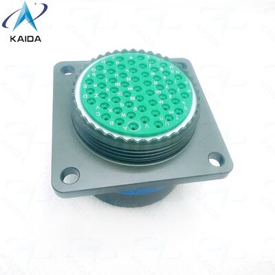 MIL DTL 38999 Série I Conector circular de acabamento em casca de cadmio verde-oliva com tipo de contato de corte para melhor desempenho.MS27656T23B55SN