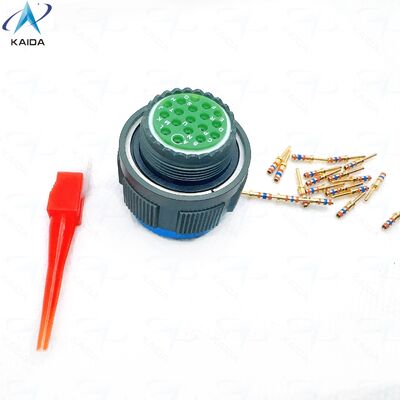 Classificação atual 7,5 A MIL DTL 38999 Série Ⅲ Conector circular de material de concha de alumínio Soluções de conexão elétrica robustas. D38999/26WD18PN. TV06RW15-18PN. 8D5-15W18PN