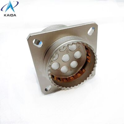 Contactos RF MIL-DTL-38999 Conectores personalizados.Receptor com 8 pinos.J599-Z-21-8-JC400