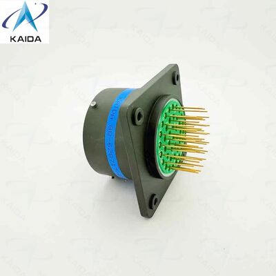 MIL DTL 38999 Series Ⅰ Box Mounting Receptacle Connectors.88-628717-41S.Shell Size 21,41 PCB Contacts.Olive Green Cadmium.LJTP02R