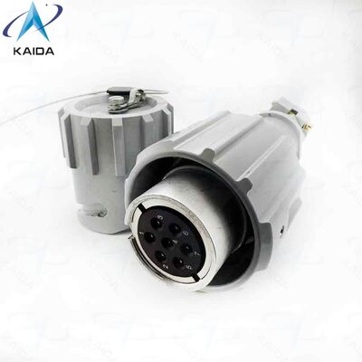 Conectores hidráulicos de baioneta cilíndrica РБН1-7-18Ш4-В para instalação exterior. Os conectores РБН1 consistem em duas partes: plugue e tomada. Os plugue e tomadas podem ser montados no chassi ou no cabo.