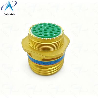 Conector de série III de bronze MIL DTL 38999.TV01.D38999/21TE26SN.Inserir arranjo de 17-26.26 pinos femininos.