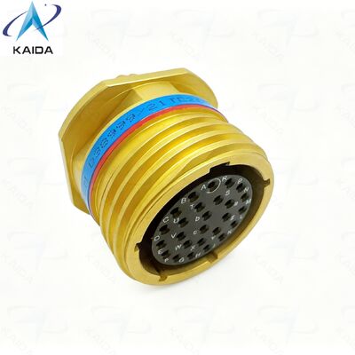 Conector de série III de bronze MIL DTL 38999.TV01.D38999/21TE26SN.Inserir arranjo de 17-26.26 pinos femininos.