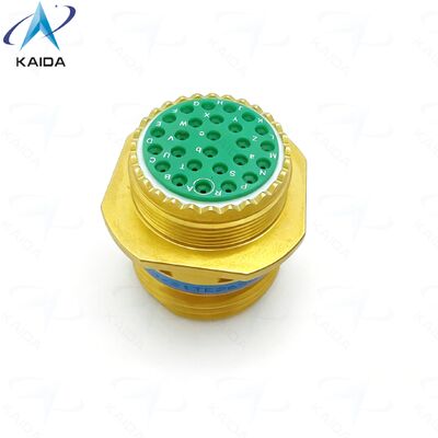 Conector de série III de bronze MIL DTL 38999.TV01.D38999/21TE26SN.Inserir arranjo de 17-26.26 pinos femininos.