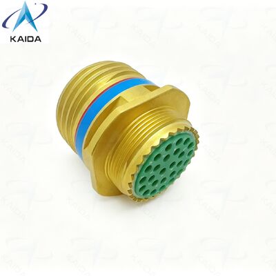 Conector de série III de bronze MIL DTL 38999.TV01.D38999/21TE26SN.Inserir arranjo de 17-26.26 pinos femininos.