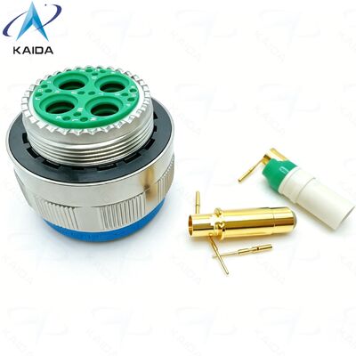 18 Número de Contatos MIL-DTL-38999 Série III Conector Circular Oferecendo Arranjo de Inserção 17-26 para Conexões Seguras