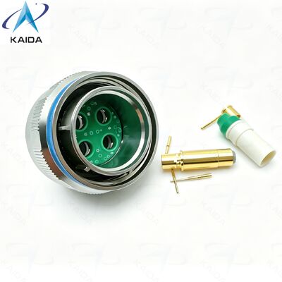 18 Número de Contatos MIL-DTL-38999 Série III Conector Circular Oferecendo Arranjo de Inserção 17-26 para Conexões Seguras