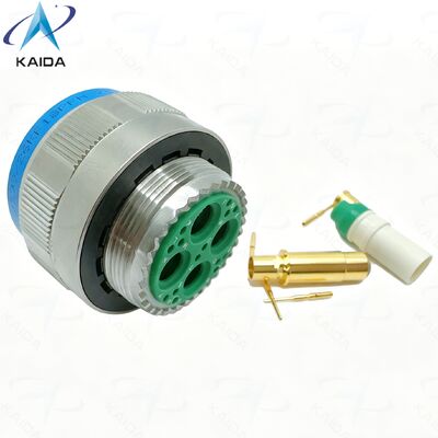 18 Número de Contatos MIL-DTL-38999 Série III Conector Circular Oferecendo Arranjo de Inserção 17-26 para Conexões Seguras