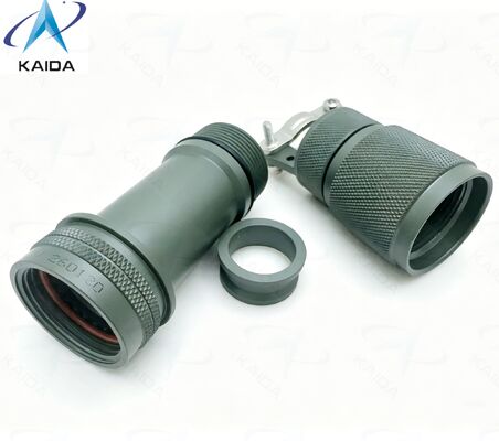 Tamanho da carapaça 17 Carapaça traseira.Cadmio revestido em verde de oliva,Cadmio traseiro ambiental EMI/RFI recto.AS85049/10 e MS3437A