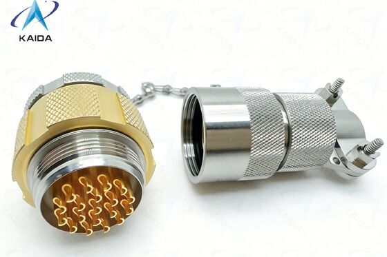 Conectores herméticos personalizados. Baixa taxa de fugas. Aço inoxidável passivado.220-06E16-19PN.