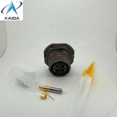 Conector circular MIL DTL 38999 Série III 5 A Conector de corrente nominal para aplicações aeroespaciais de defesa e industriais