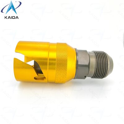 Conectores de fluido de baioneta da série KK de liga de alumínio anodizado duro.KK12-T-R-A03 Alternativa ao conector de arrefecimento líquido Jonhon TSA-12T02RALJM.