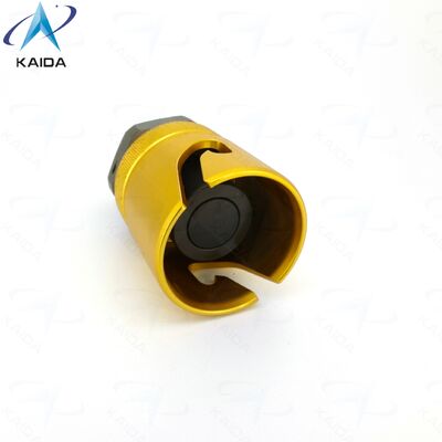 Burst Pressure 2MPa Bayonet Fluid Connectors Constructed from Hard Anodized Aluminum Alloy.KK10-T-Y-A01 Alternative for Jonhon TSA-10T02YALJM.Liquid Cooling Connector.