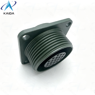 Tipo de contacto da solda MIL-DTL-26482 Série I Conector circular de tensão nominal de 500 V.Receptor de flange quadrada personalizado.MS3112R14-19SN-01