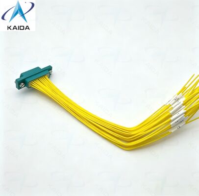 Conector Elétrico Micro-Retangular Série CDbF 33 Pinos 150mm. CDBF-33T-15CM. Plugue Macho (com contatos pino)