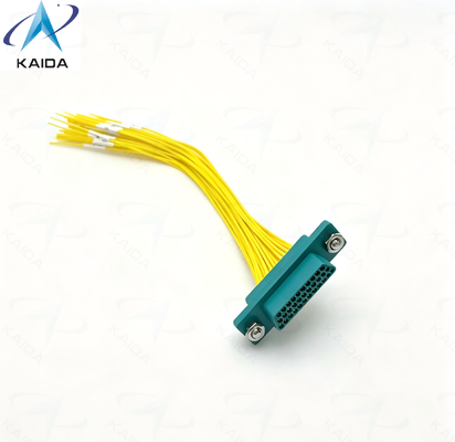 Conector Elétrico Micro-Retangular Série CDbF 33 Pinos 150mm. CDBF-33T-15CM. Plugue Macho (com contatos pino)
